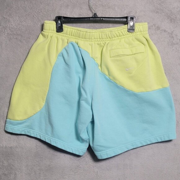 Nike Sportswear Shorts Mens XL Green Blue Colorblock Athletic Casual DR9856-736‎ - Picture 4 of 13